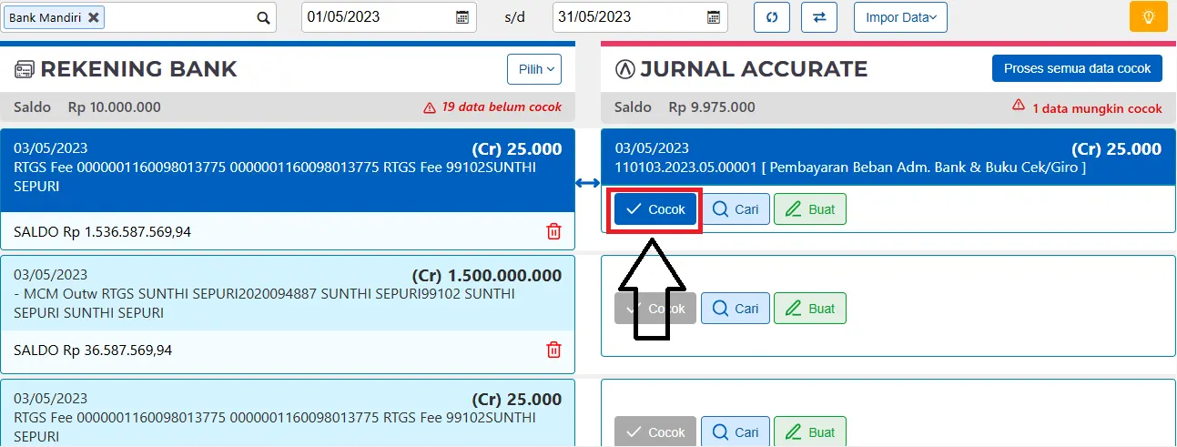 cara rekonsiliasi bank